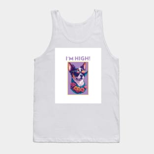 Cool Dog Art Tank Top